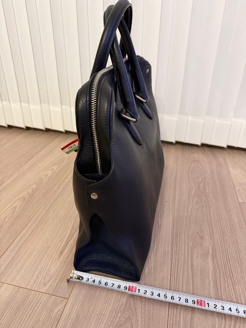 ［新品未使用］Orobiancoオロビアンコ　ビジネスバッグ　ブラックレザー　黒