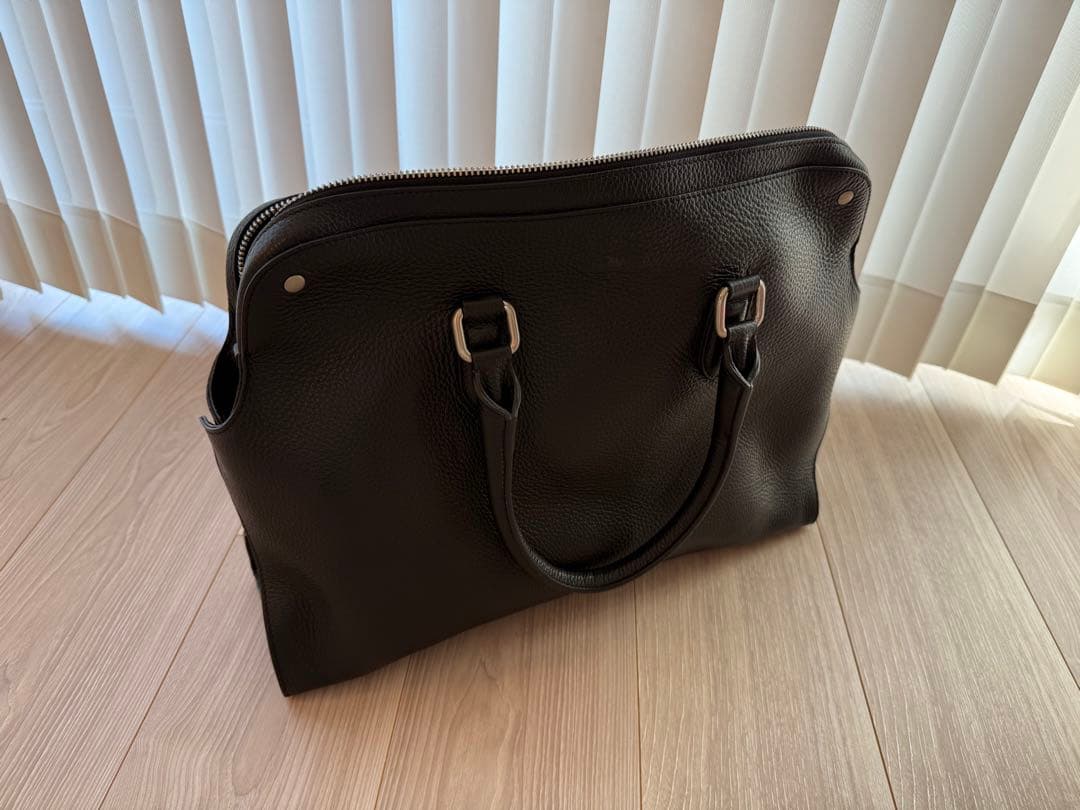 ［新品未使用］Orobiancoオロビアンコ　ビジネスバッグ　ブラックレザー　黒