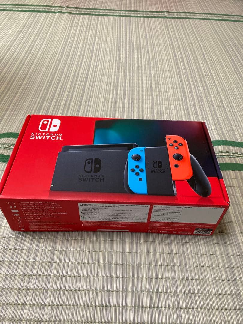 美品　Nintendo Switch 本体 青/オレンジおまけ有り