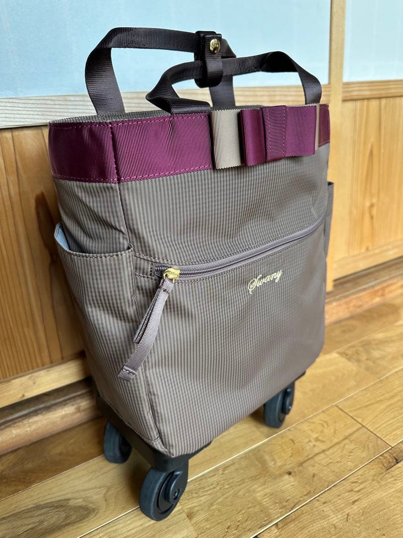 SWANYスワニー キャリーバッグカート　ルバンドミニ　グレージュ