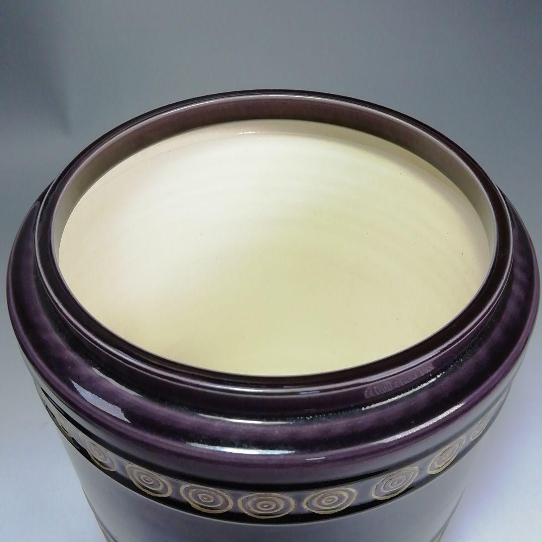 Ｓ３１１　皆具　『紫交趾　渦』『翠嵐造』　共箱　茶道具