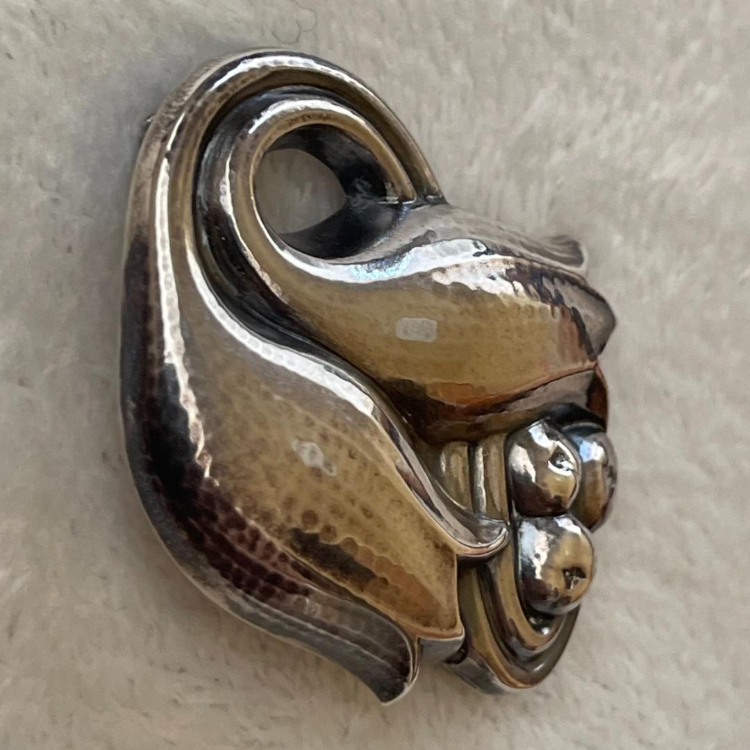 ジョージジェンセン   シルバー ブローチ スズラン