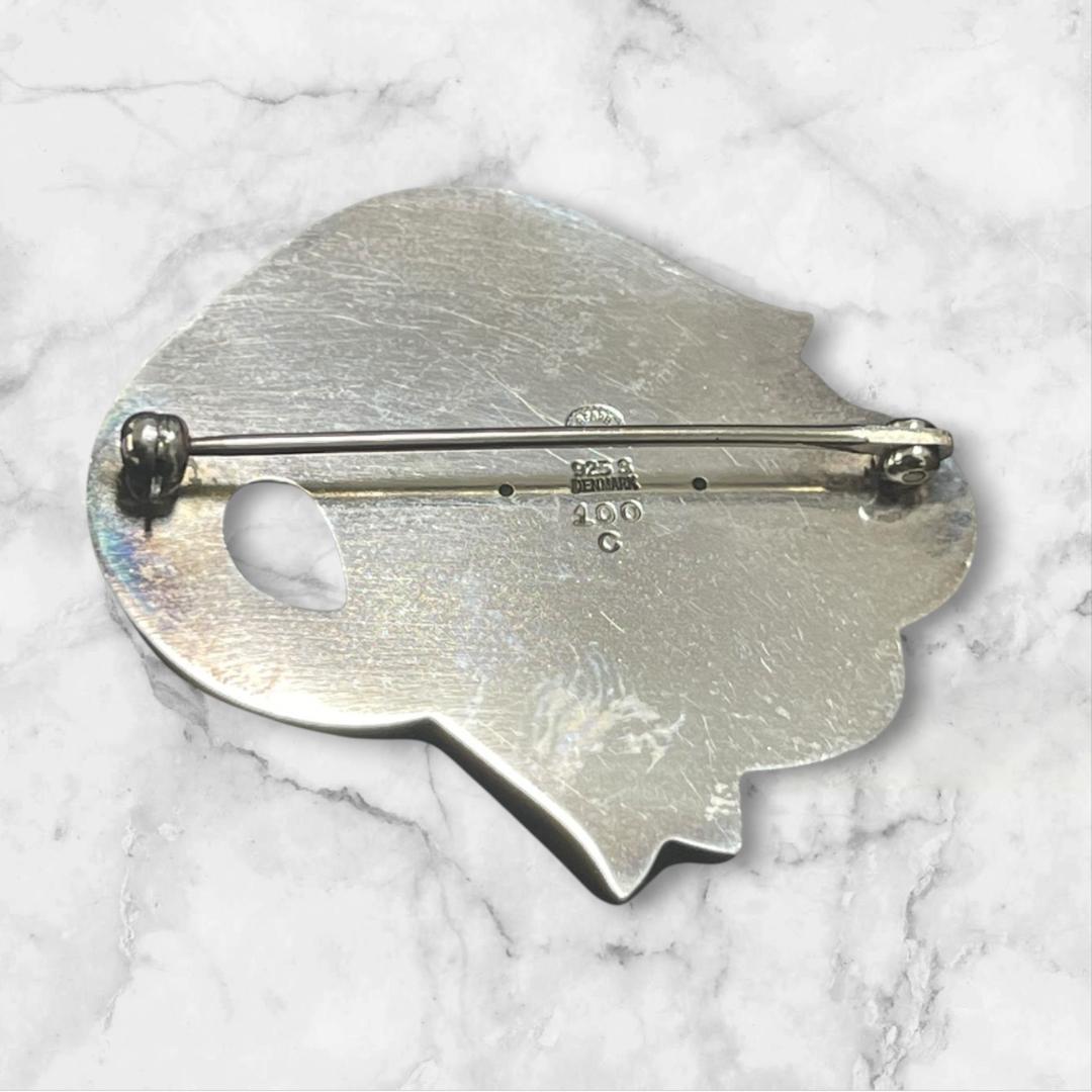 ジョージジェンセン   シルバー ブローチ スズラン