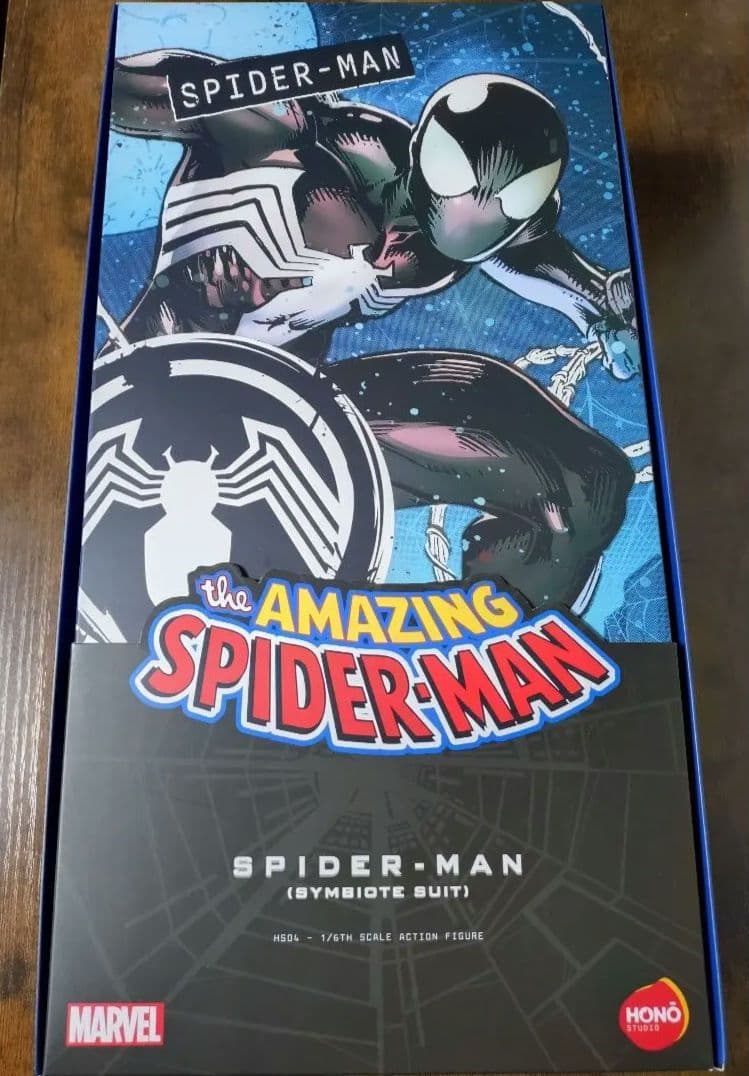 ホットトイズ 炎スタジオ スパイダーマン シンビオートスーツ 1/6フィギュア