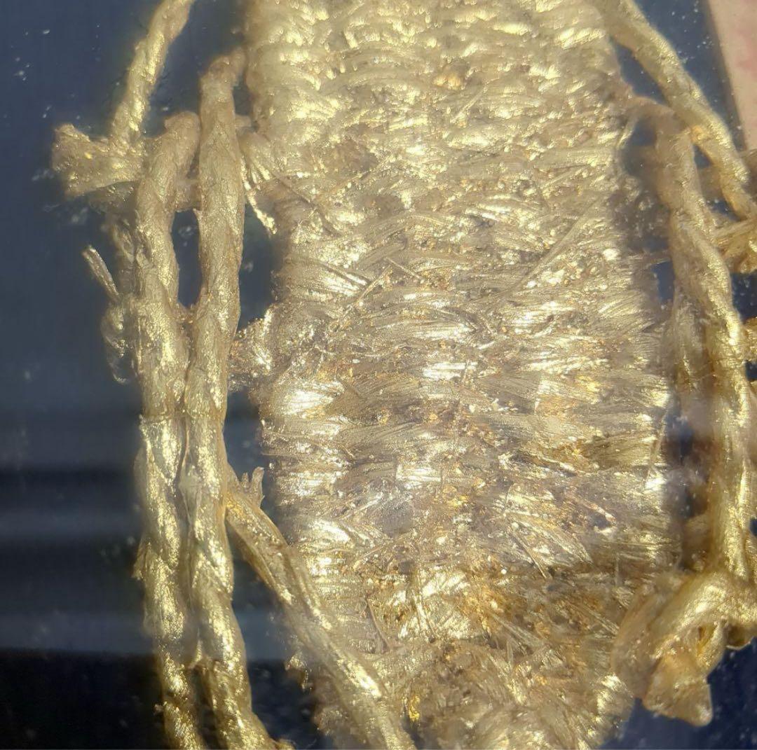 金のわらじ(純金箔)999.9 わらじ 縁起物 純金 商売繁盛 学業向上 恋愛