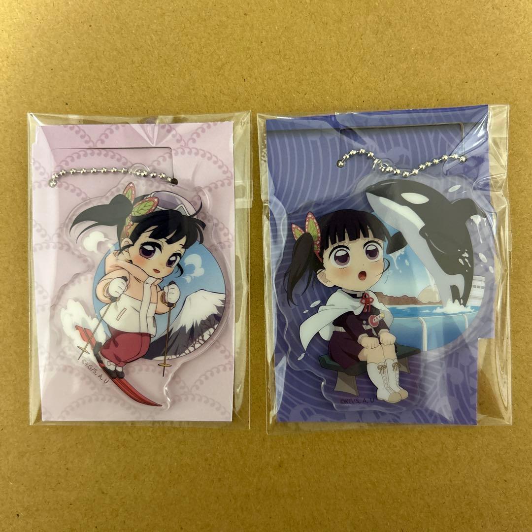 シ*シ様 鬼滅の刃　栗花落カナヲ　全集中展　ご当地アクリルチャーム　2点セット