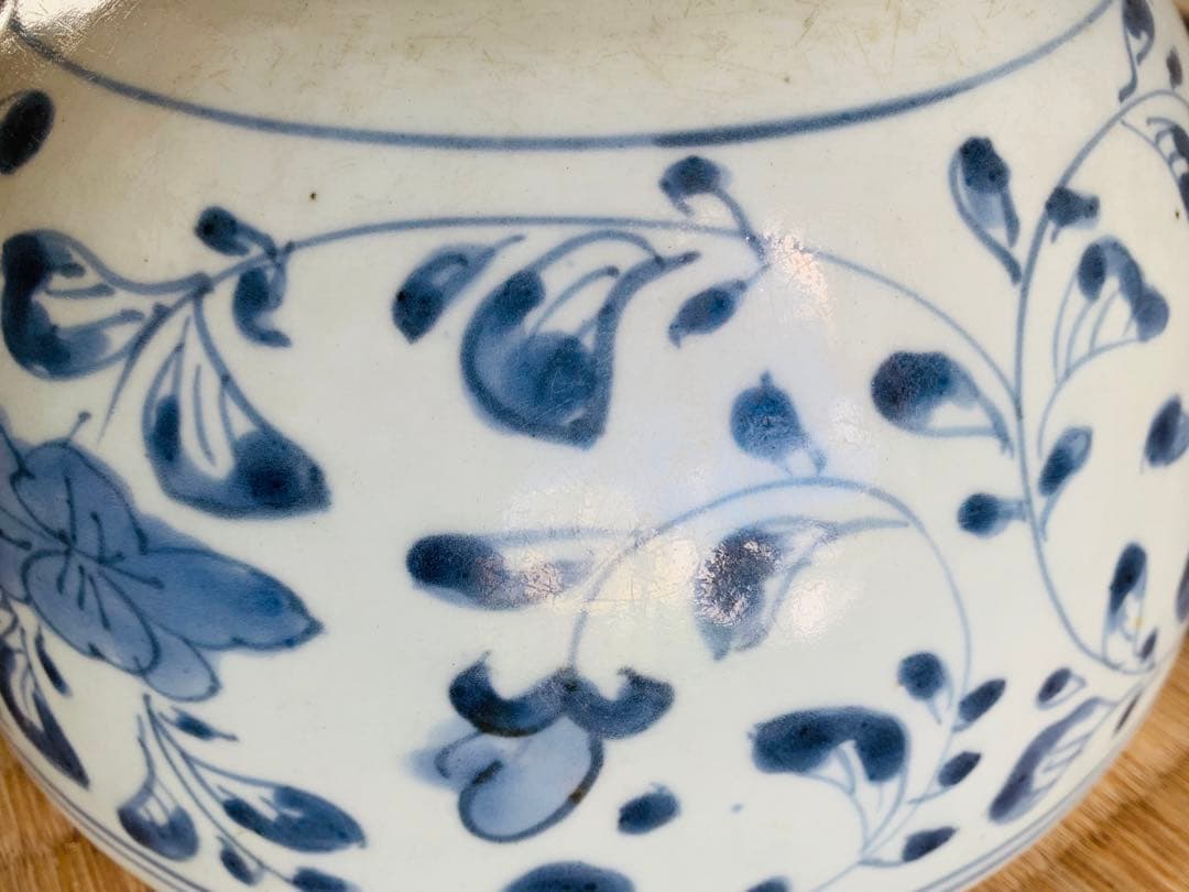 中国明時代末期清時代早期染付大碗