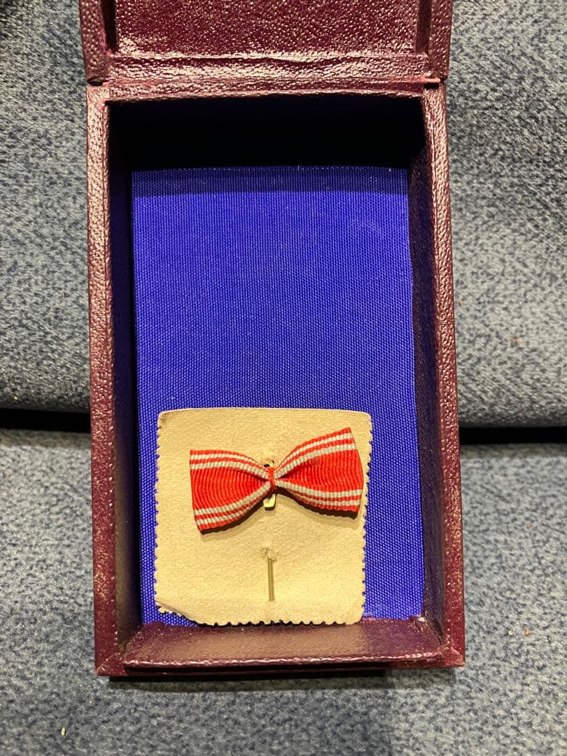 戦前 昭和初期 社内表彰章「男正社員章 褒賞」 実物 箱付｜社員章 徽章