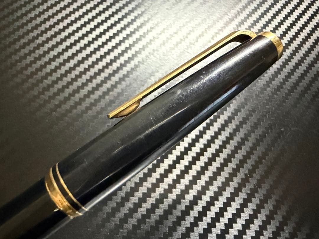 美品 モンブラン No.221 ブラック EF 極細字 万年筆