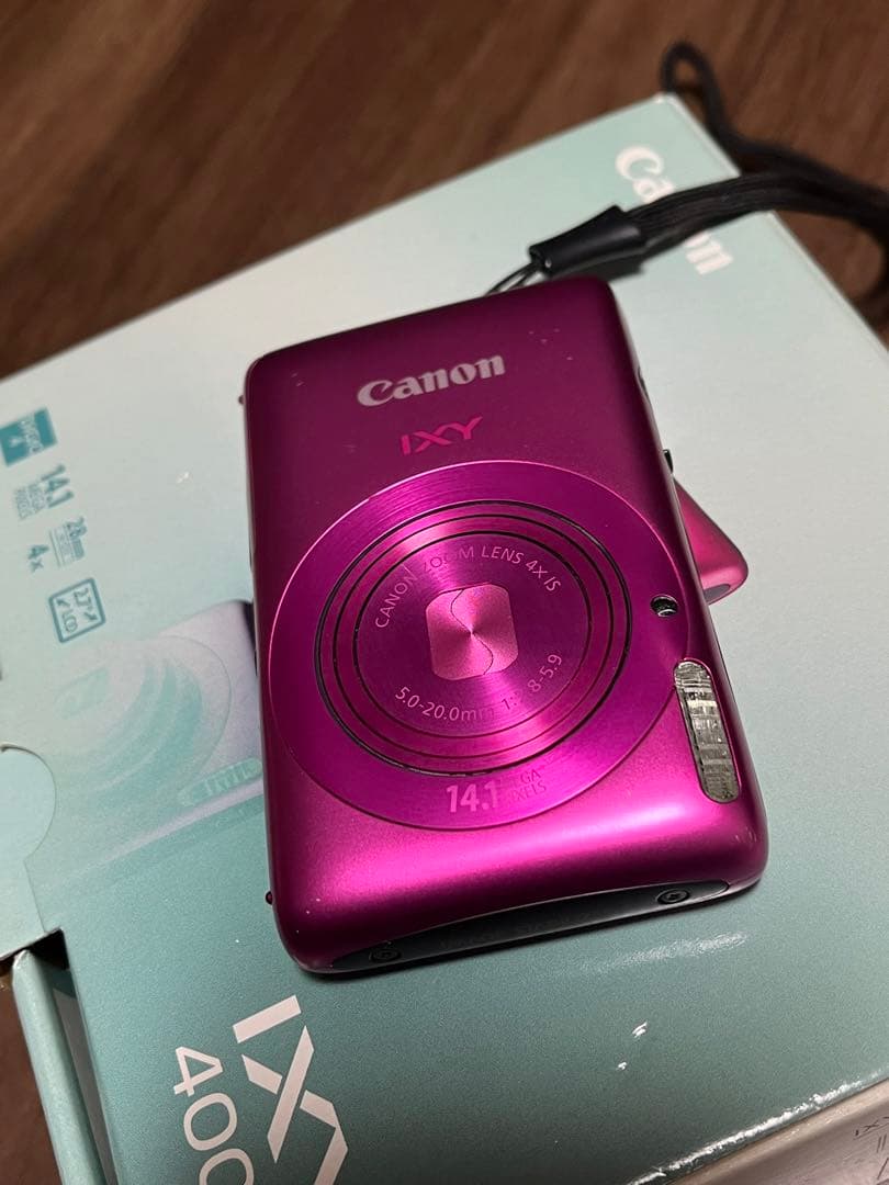 Canon IXY 400F ピンク デジカメ コンデジ キャノン 美品