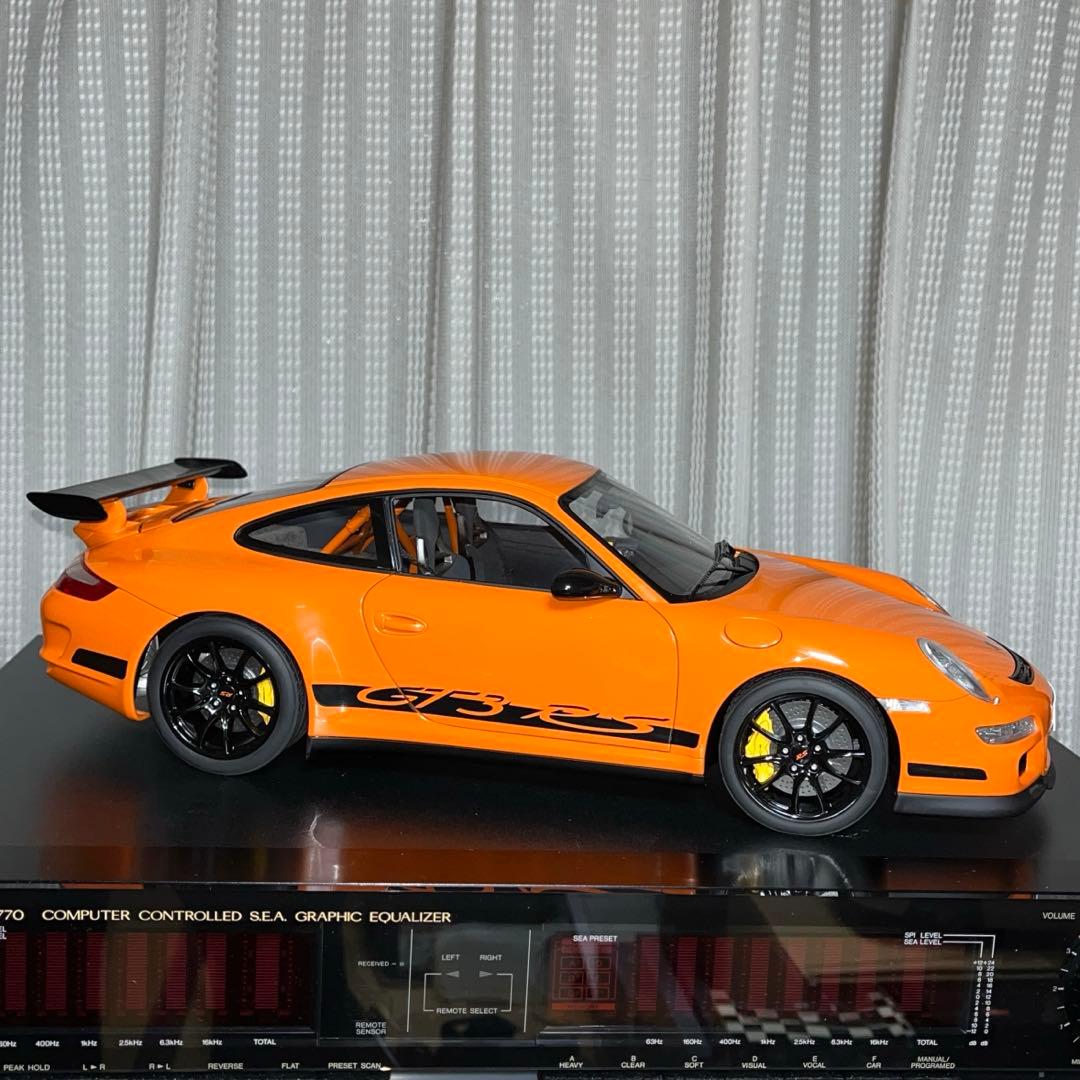 【絶版】オートアート，ポルシェ GT3 RS （1/12オレンジ）