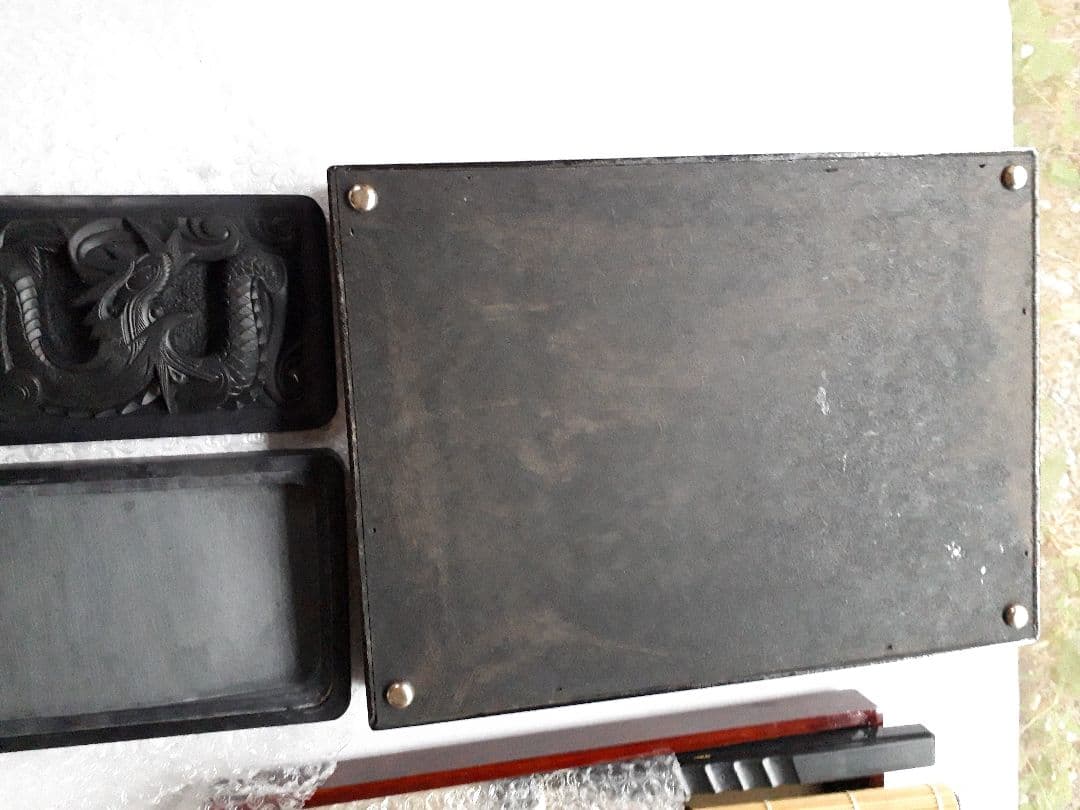 中国製書道箱セット　硯箱　未使用品　昭和レトロ昭和の物です。中国製です。