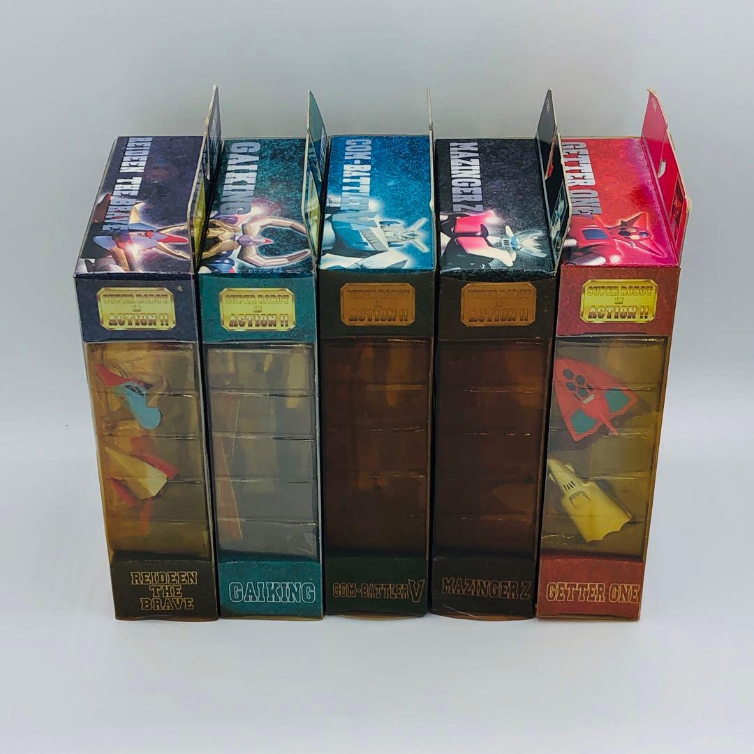 スーパーロボットインアクション ガイキング ライディーン 全5点セット 現状品