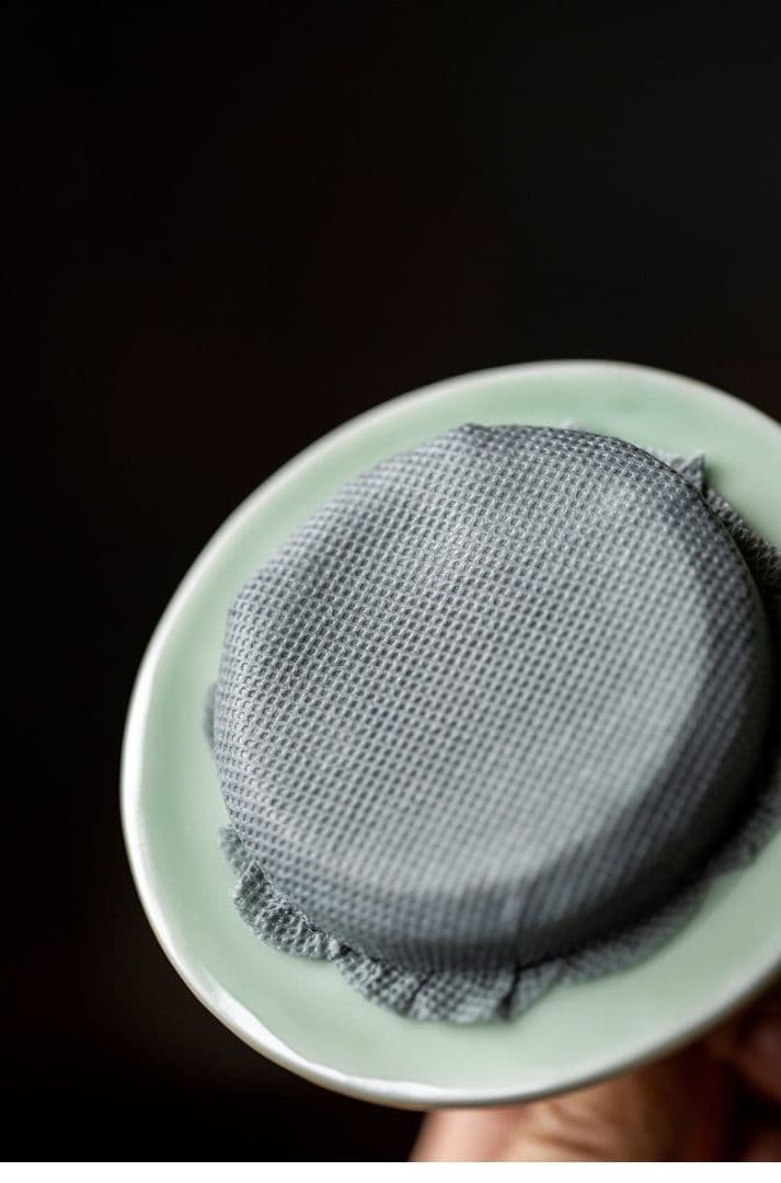 中国美術 茶筒 茶器 茶入れ 茶道具 青磁 花が咲きます似錦お茶の缶