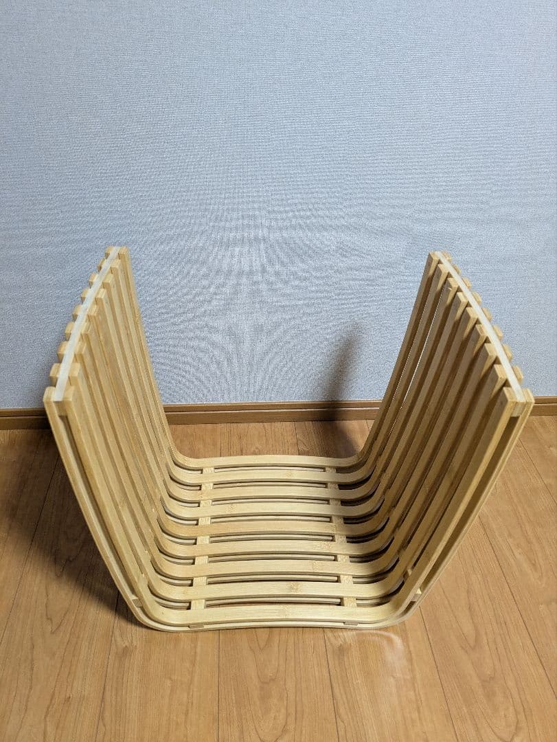 『GUDEE グディ スツール 椅子 チェア ベンチスツール 竹製 木製 格子』