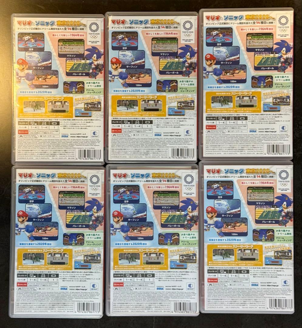 【switch】マリオ&ソニック AT 東京2020オリンピック 6本セット