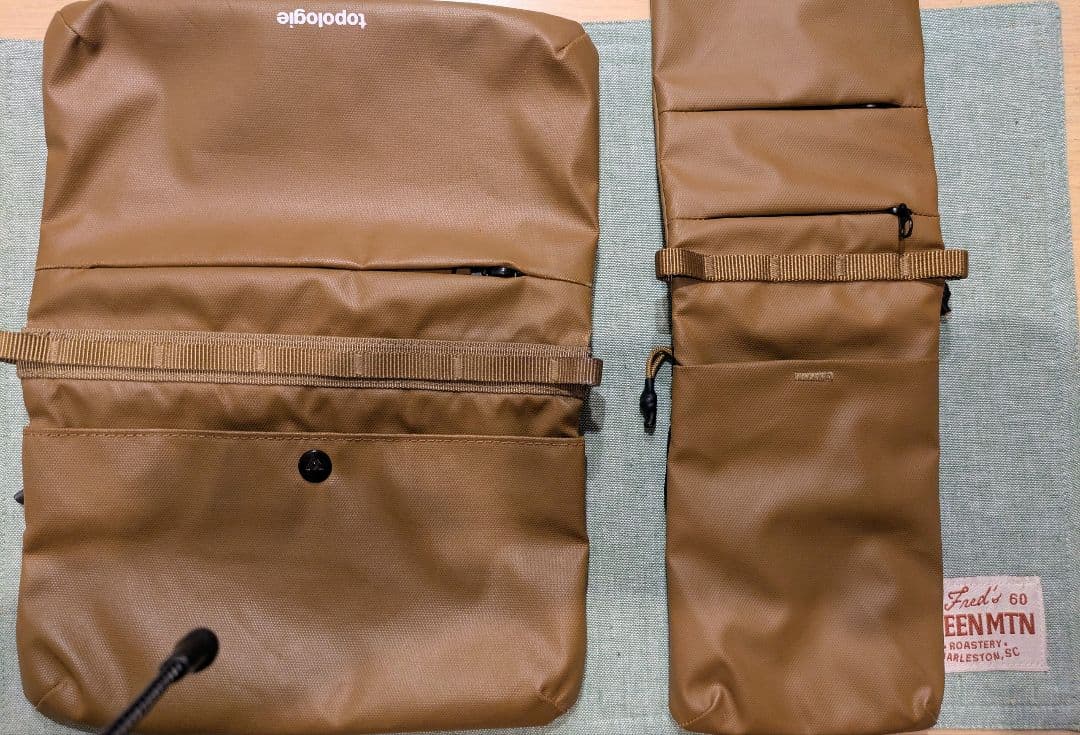 topologie フラットサコッシュ　フォンサコッシュ　ストラップ　セット