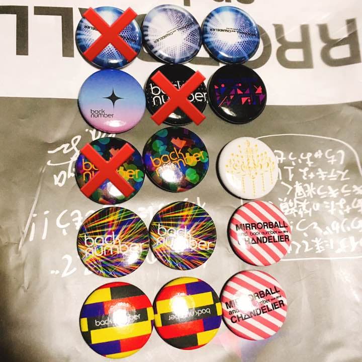 back number 缶バッチ