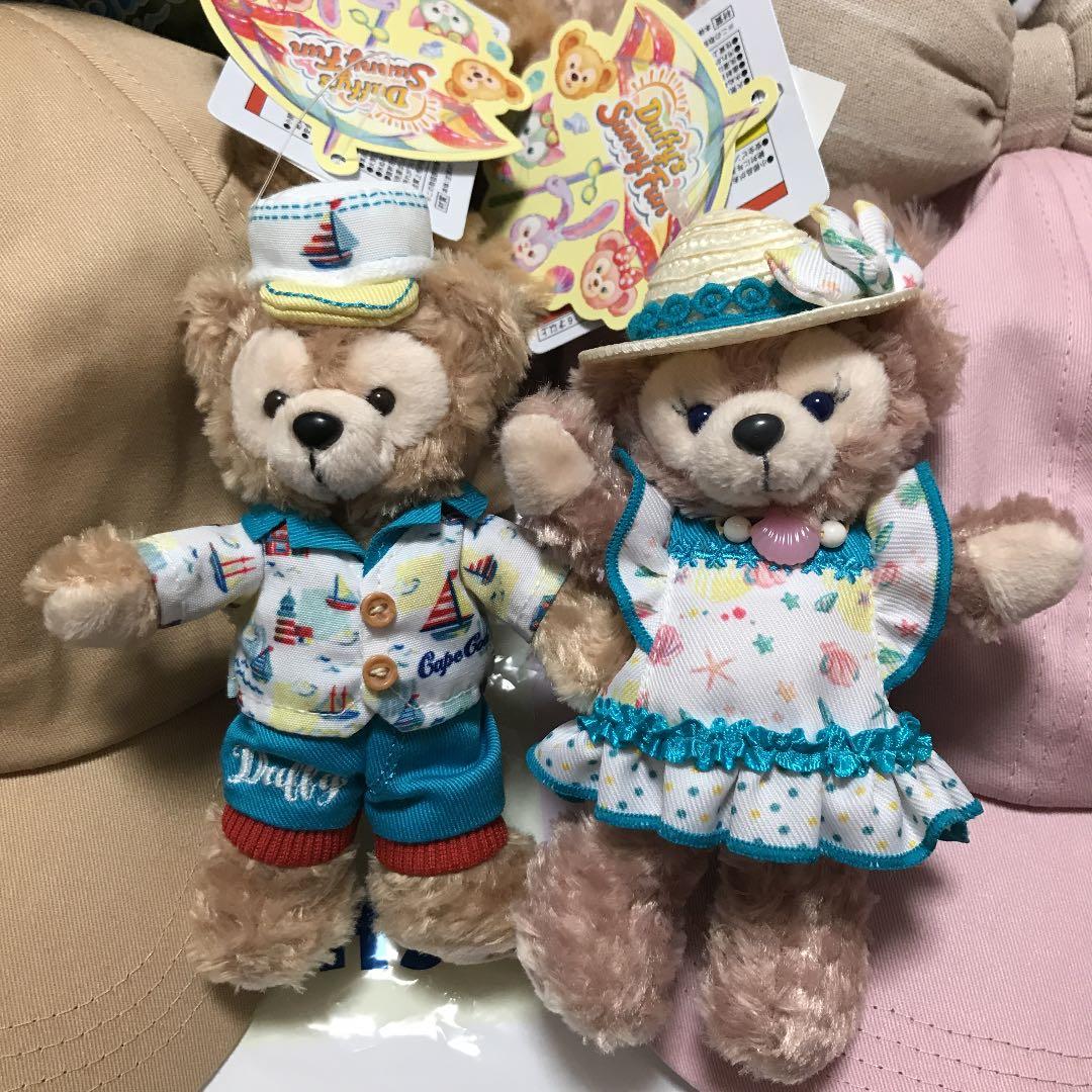 ディズニー ダッフィー サニーファン ぬいぐるみバッチセット