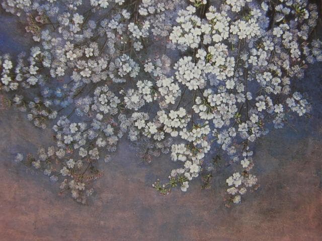 山本清子、【宵（よい）】、希少な額装用画集より、美品、新品額装付