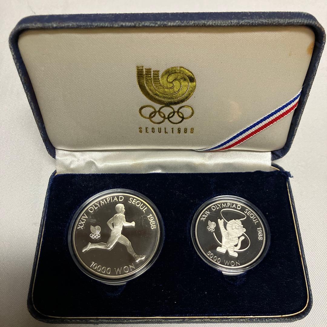 1998年　ソウルオリンピック　記念銀貨セット　50.43g