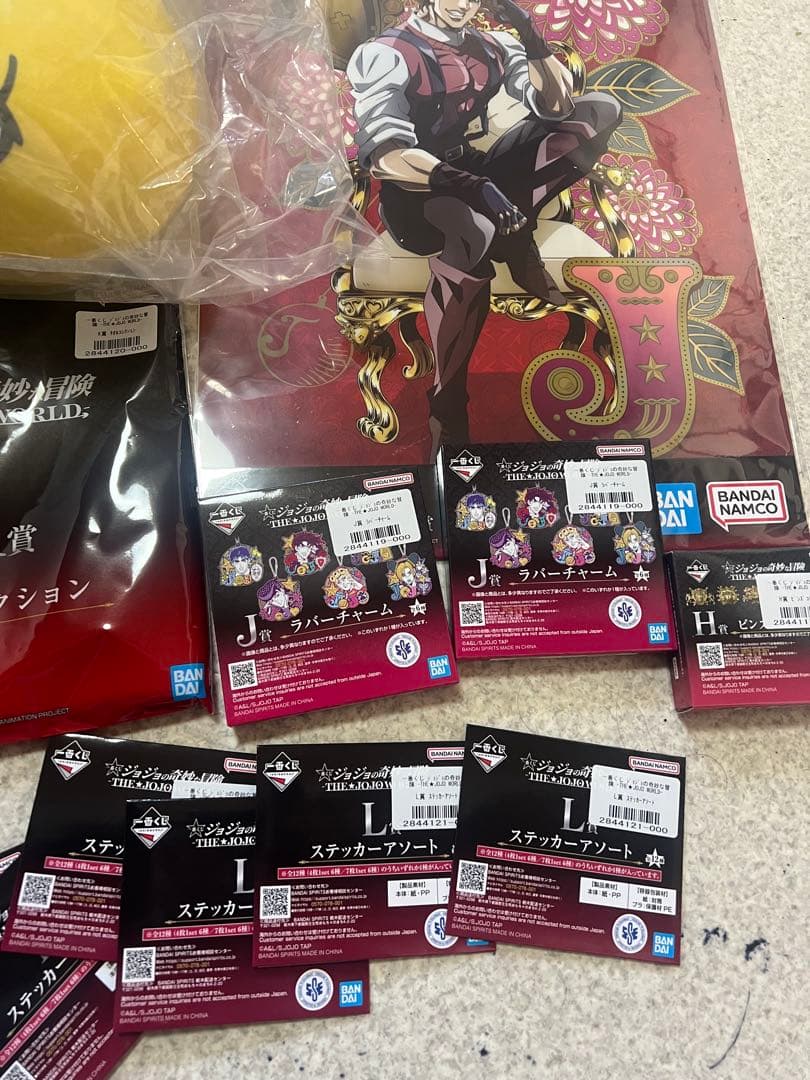 ジョジョの奇妙な冒険　一番くじ　D賞 東方仗助　ピストルズ　ステッカー　下位賞