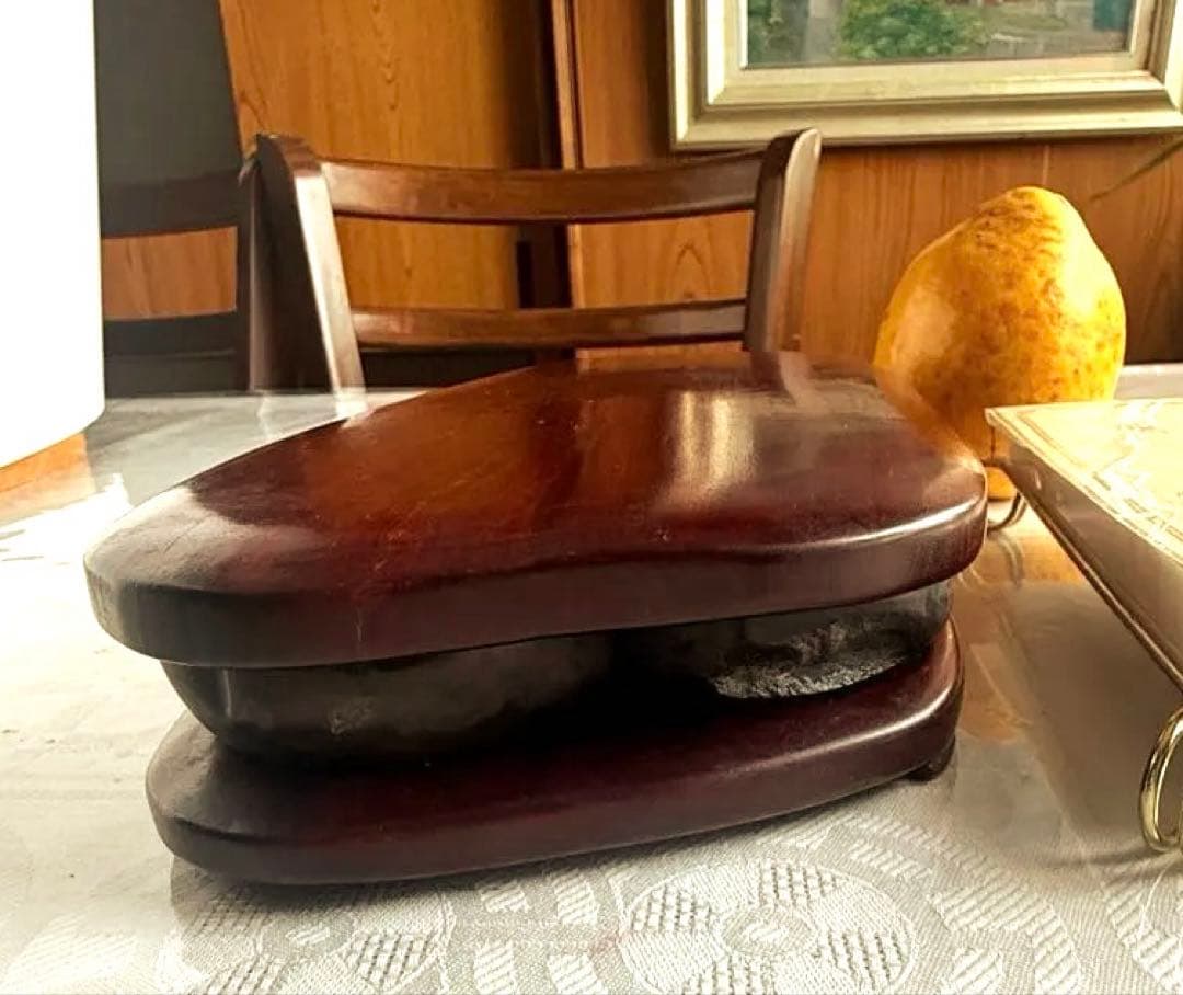 超限定出品18日20時迄‼️不世出‼️旧家蔵出書の極み端渓硯『瓜形硯』」②文房四宝