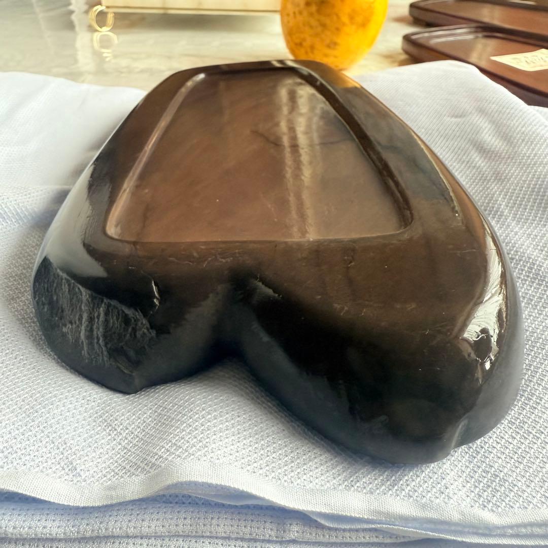 超限定出品18日20時迄‼️不世出‼️旧家蔵出書の極み端渓硯『瓜形硯』」②文房四宝