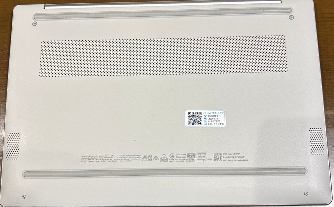 Windowsノート本体 HP Windows