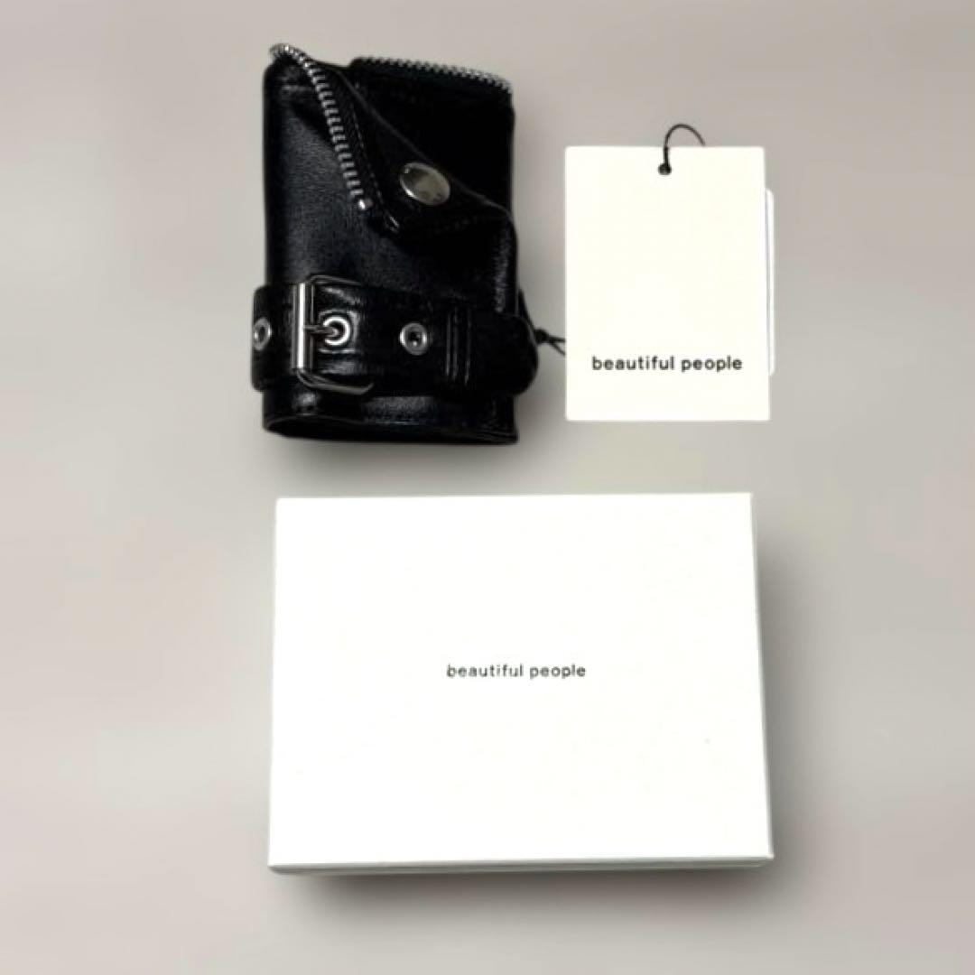 [新品]beautiful peopleライダースフラグメントケース新作財布