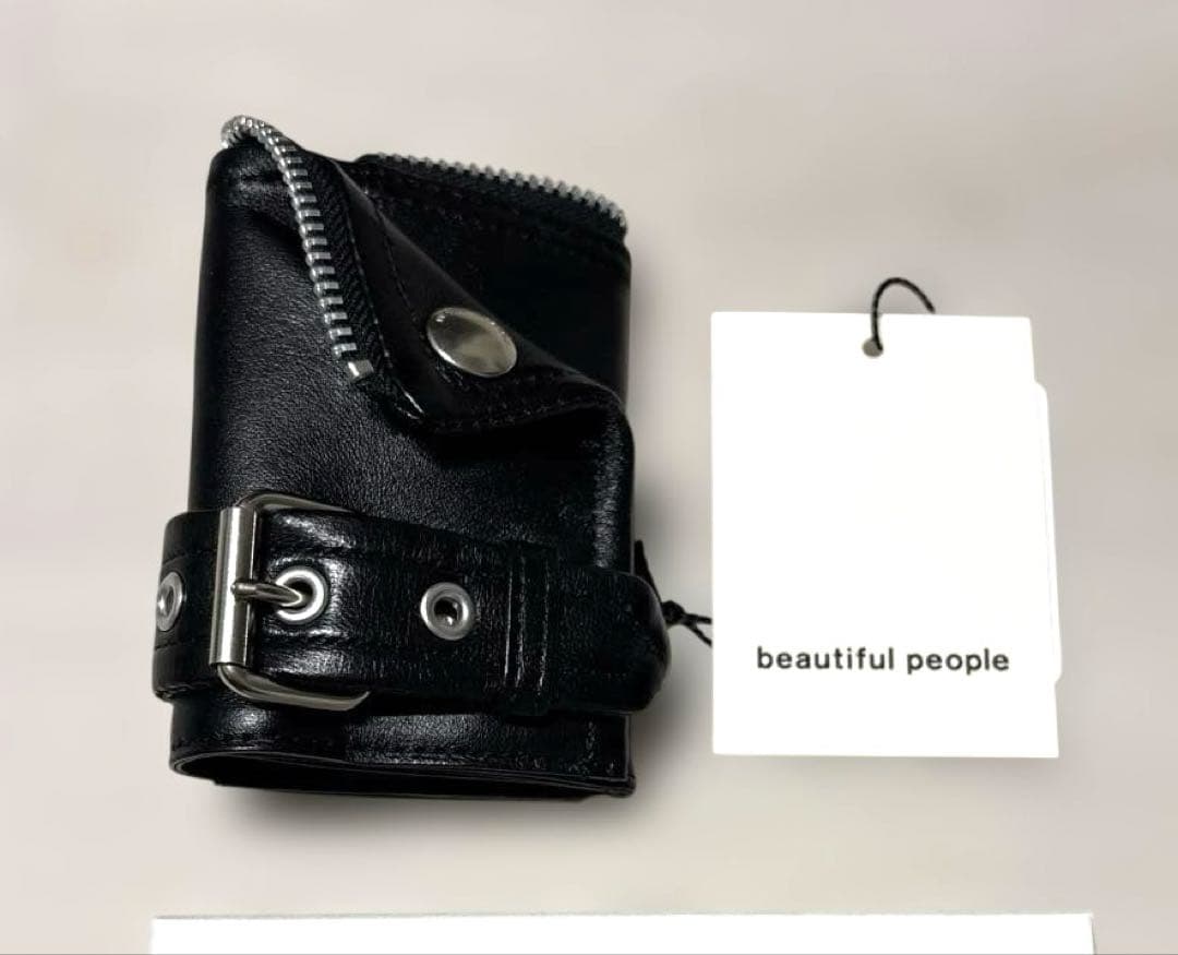 [新品]beautiful peopleライダースフラグメントケース新作財布