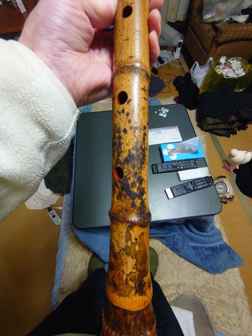 尺八本体 竹製 約75cm
