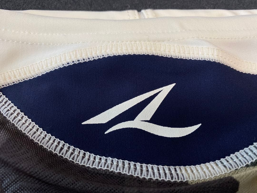 AQUX 透け競パン Sサイズ ブルー・迷彩柄