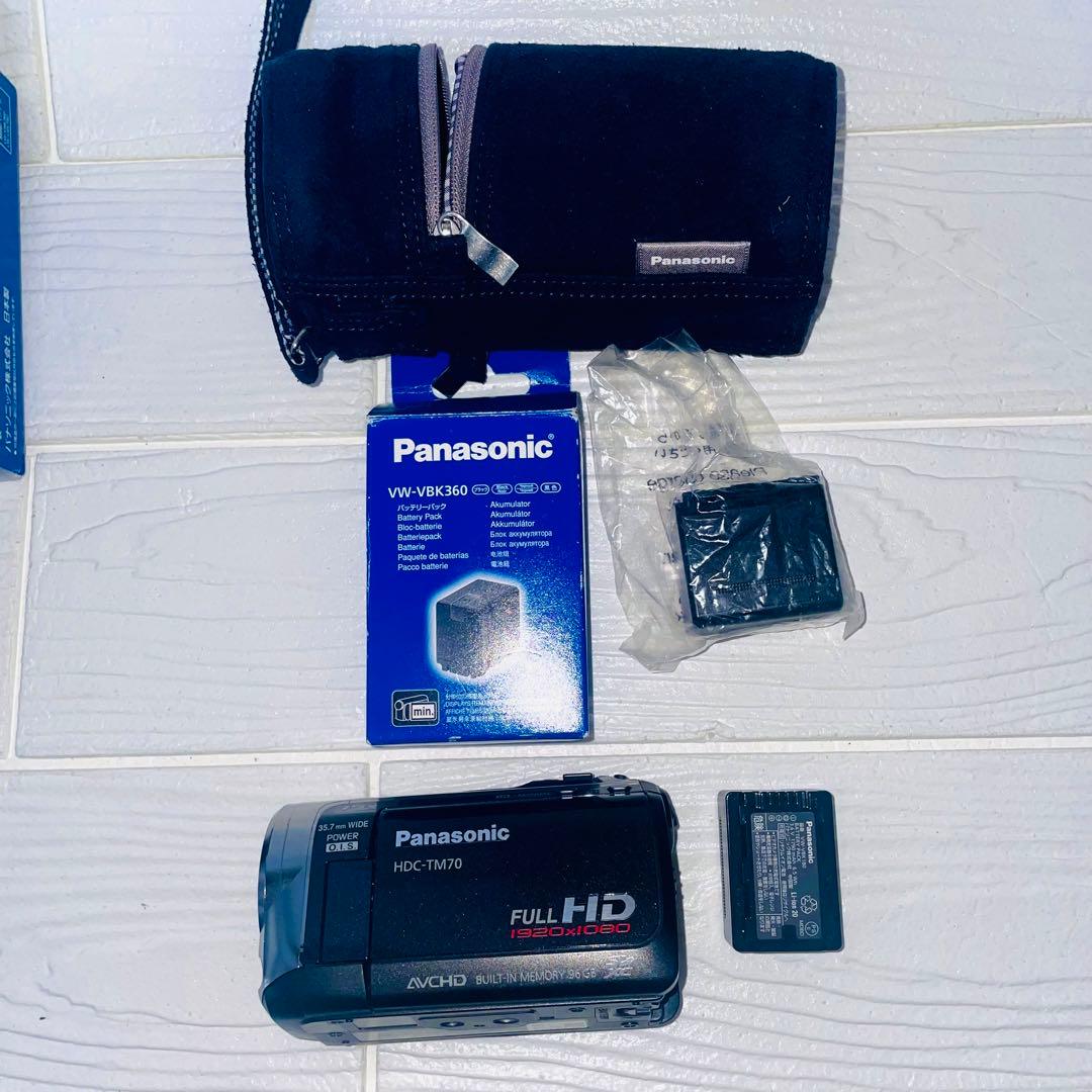 【美品✨】Panasonic HDC-TM70 付属品完備 ビデオカメラ