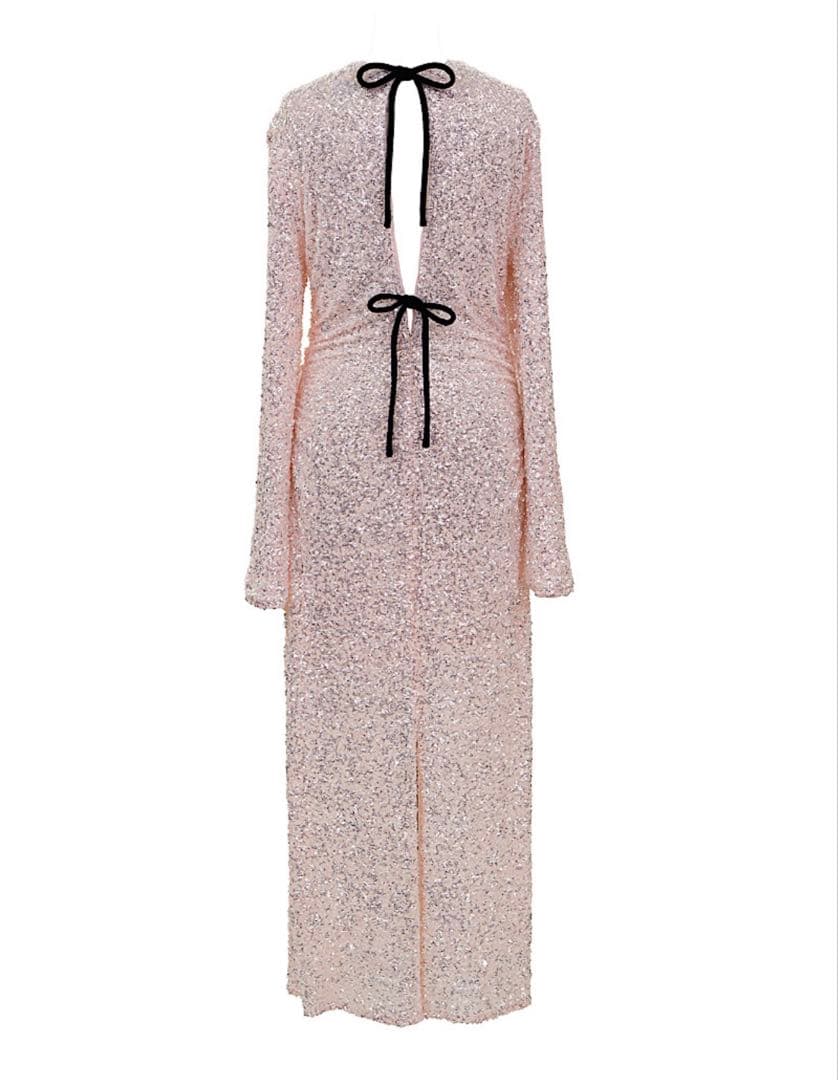 GANNI スパンコールドレス　二次会