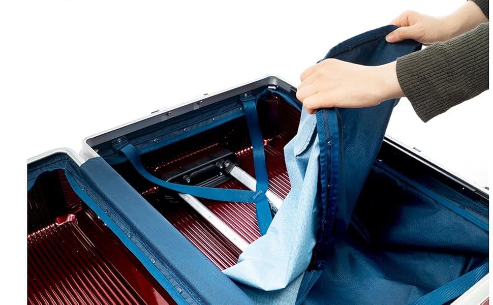 廃盤　着脱洗える　スーツケース　36L　日本製キャスター　アルミフレーム