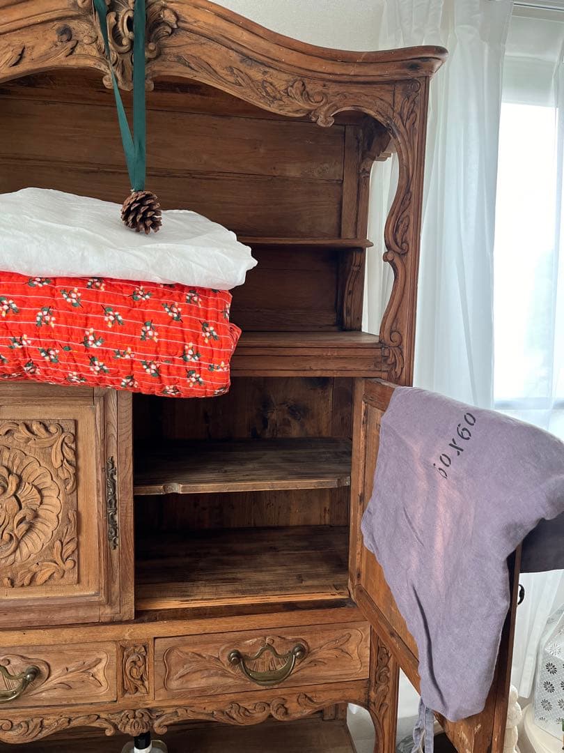 【定価税抜35万】キャビネット　フランスアンティーク家具店購入品。ビンテージ