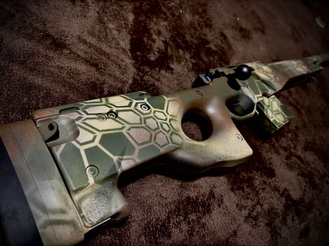 み*き様 東京マルイ　L96 AWS 迷彩カスタム　スナイパーセット