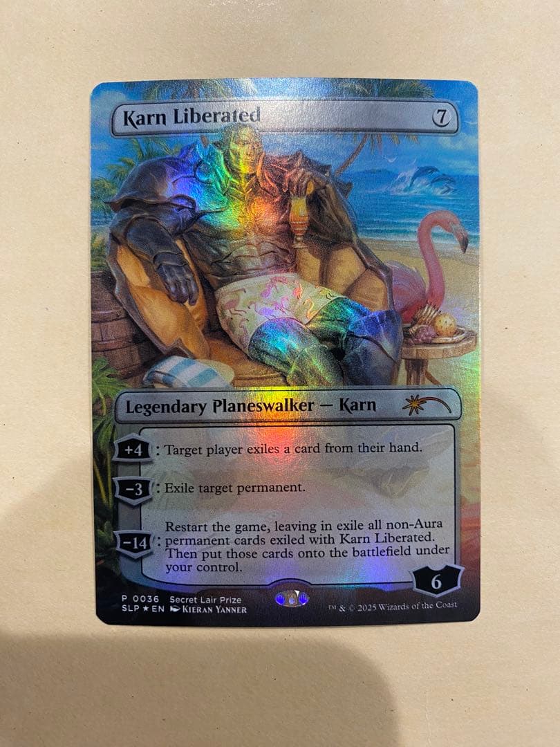 mtg 解放された者、カーン foil版 PTプロモ