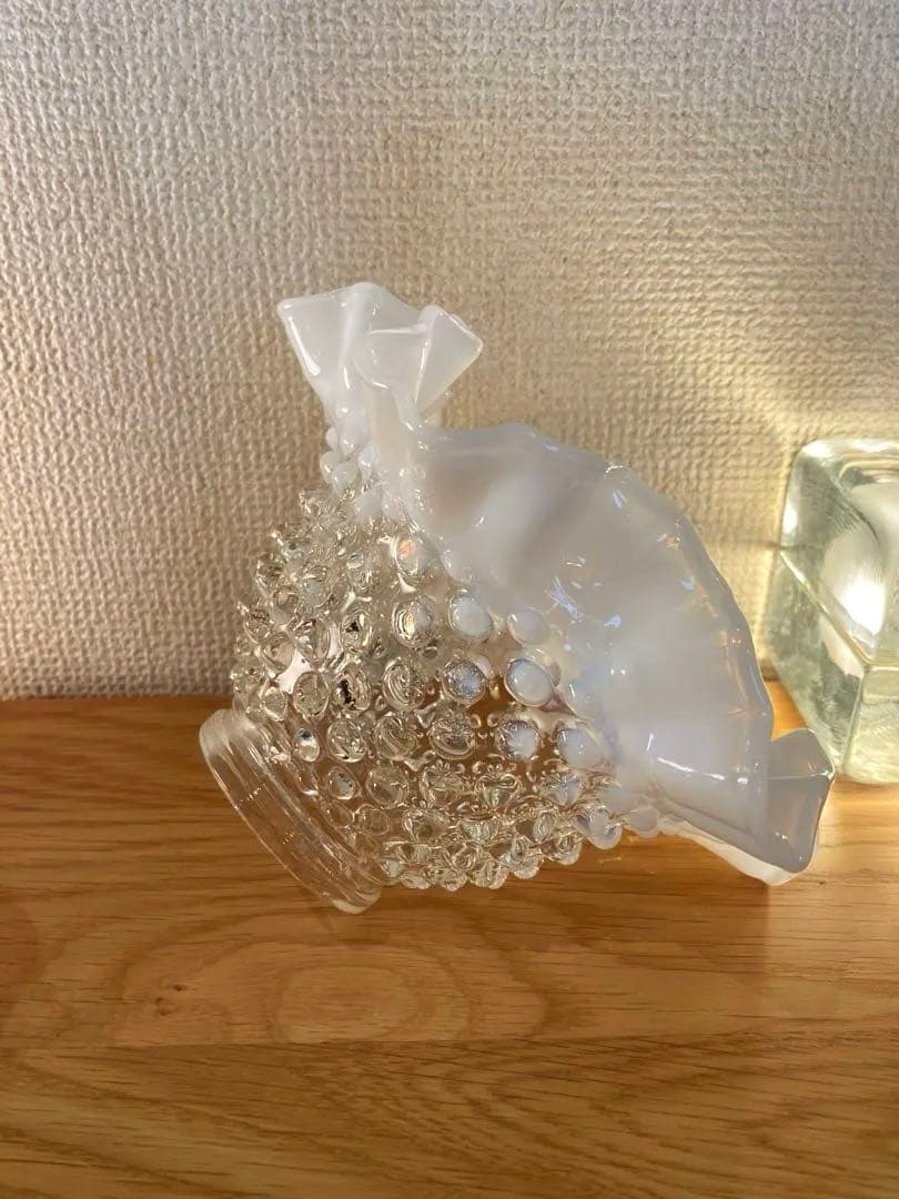 （専用）フェントン　1940年　ランプシェード　オパールセント　アンティーク