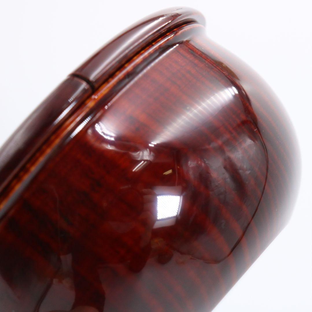 中谷秀斉作 覚々斎好写 老松 薄茶器 壷々青海波仕覆 茶道具　V942