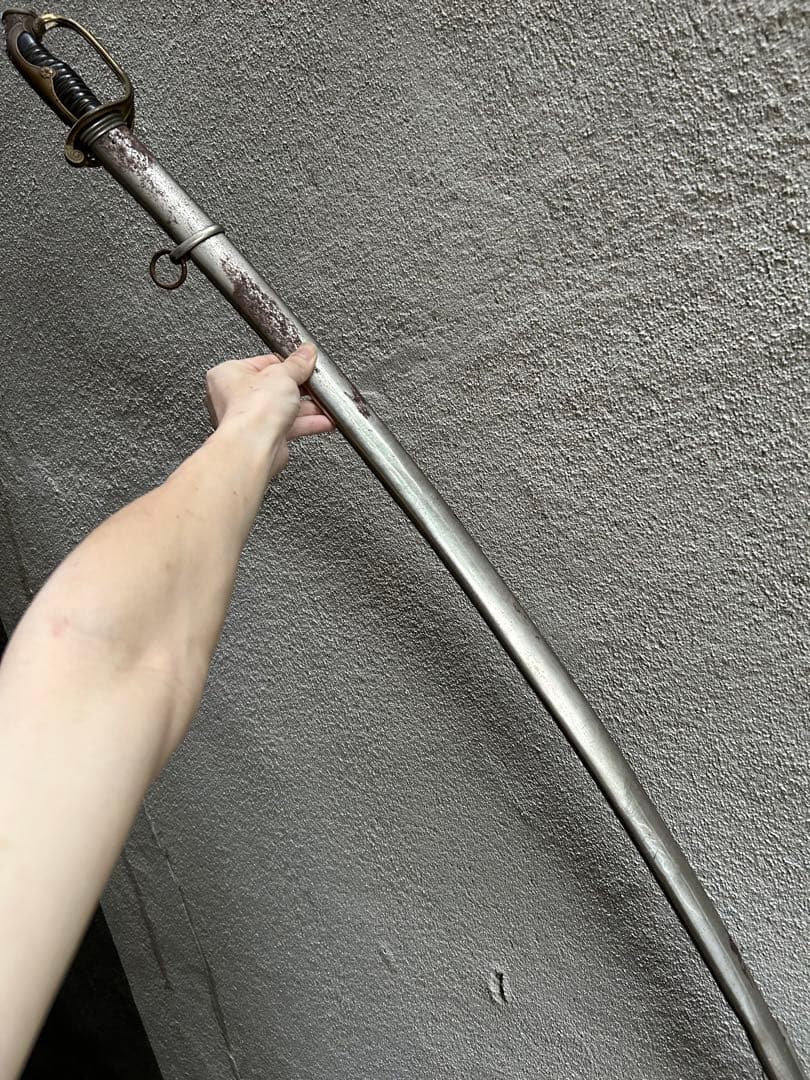 特大　指揮刀　サーベル　日本軍　模造刀　模擬刀　軍装品　短剣　全長112.5cm