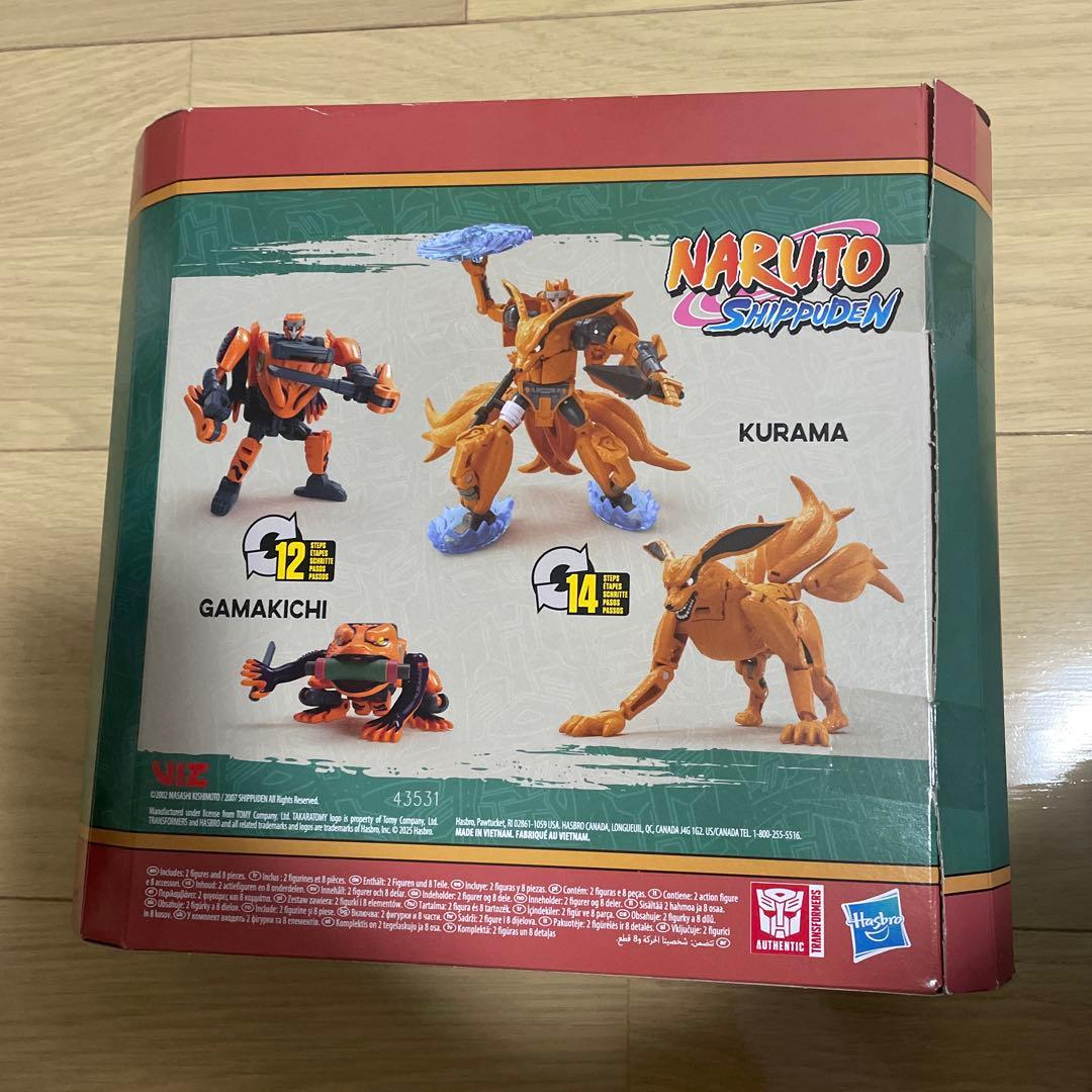 トランスフォーマーコラボ NARUTO 疾風伝 くらま&がま吉