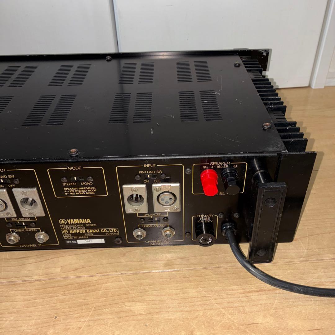 YAMAHA PC1002 業務用 2ch パワーアンプ いい音です