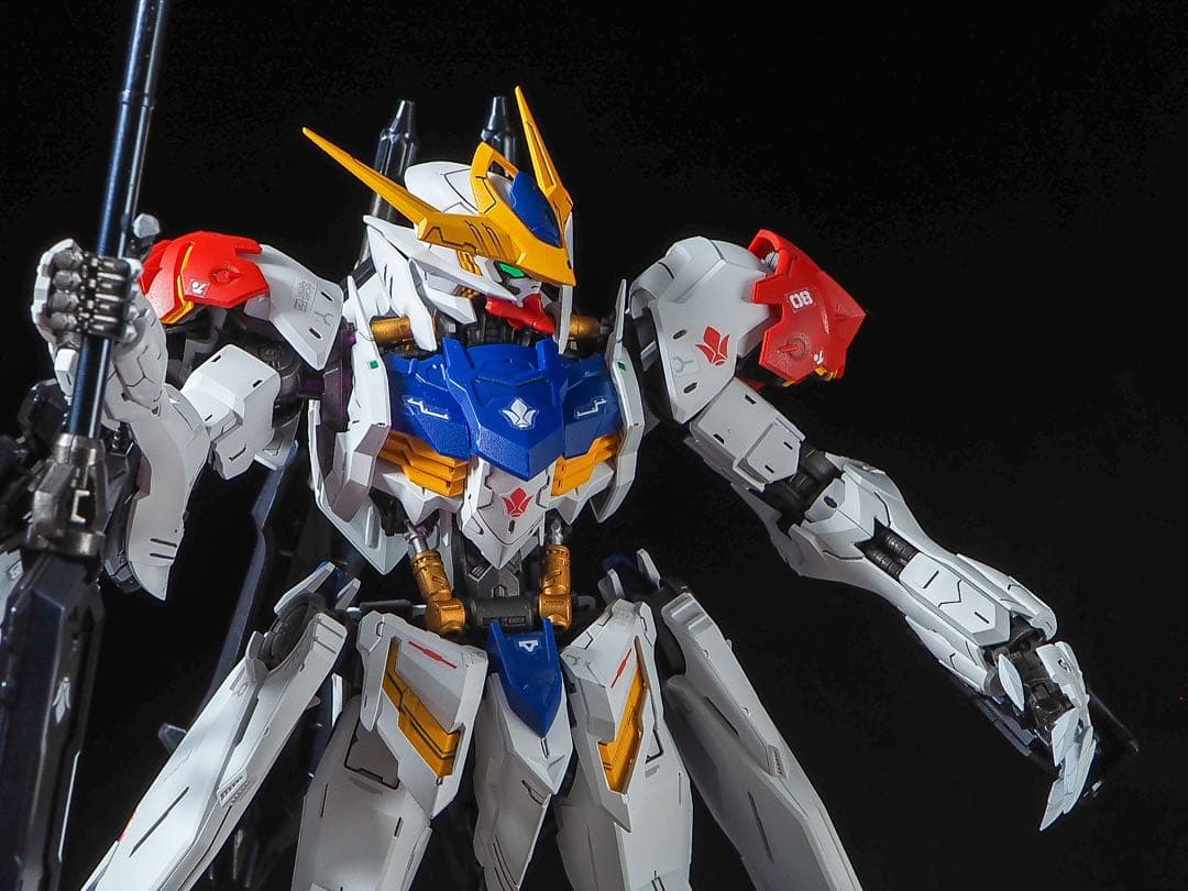 mg ガンダムバルバトスルプス　全塗装　完成品　パイロット塗装　ラスト