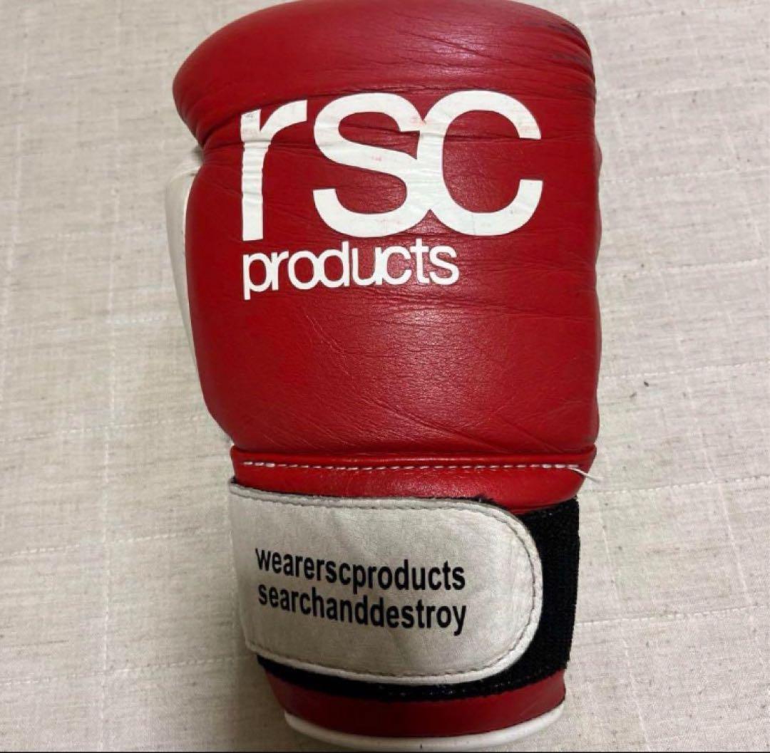 rsc products ボクシンググローブ 赤白