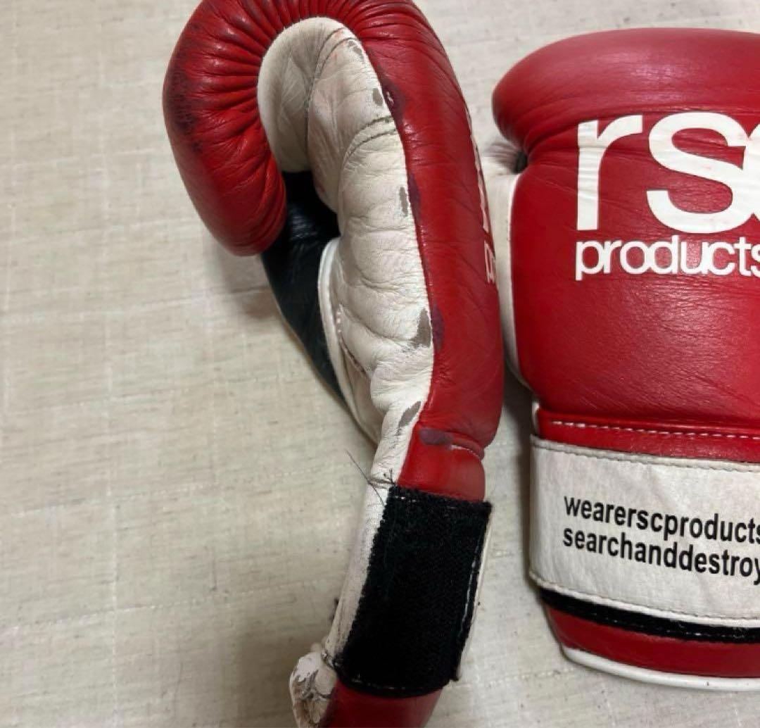 rsc products ボクシンググローブ 赤白
