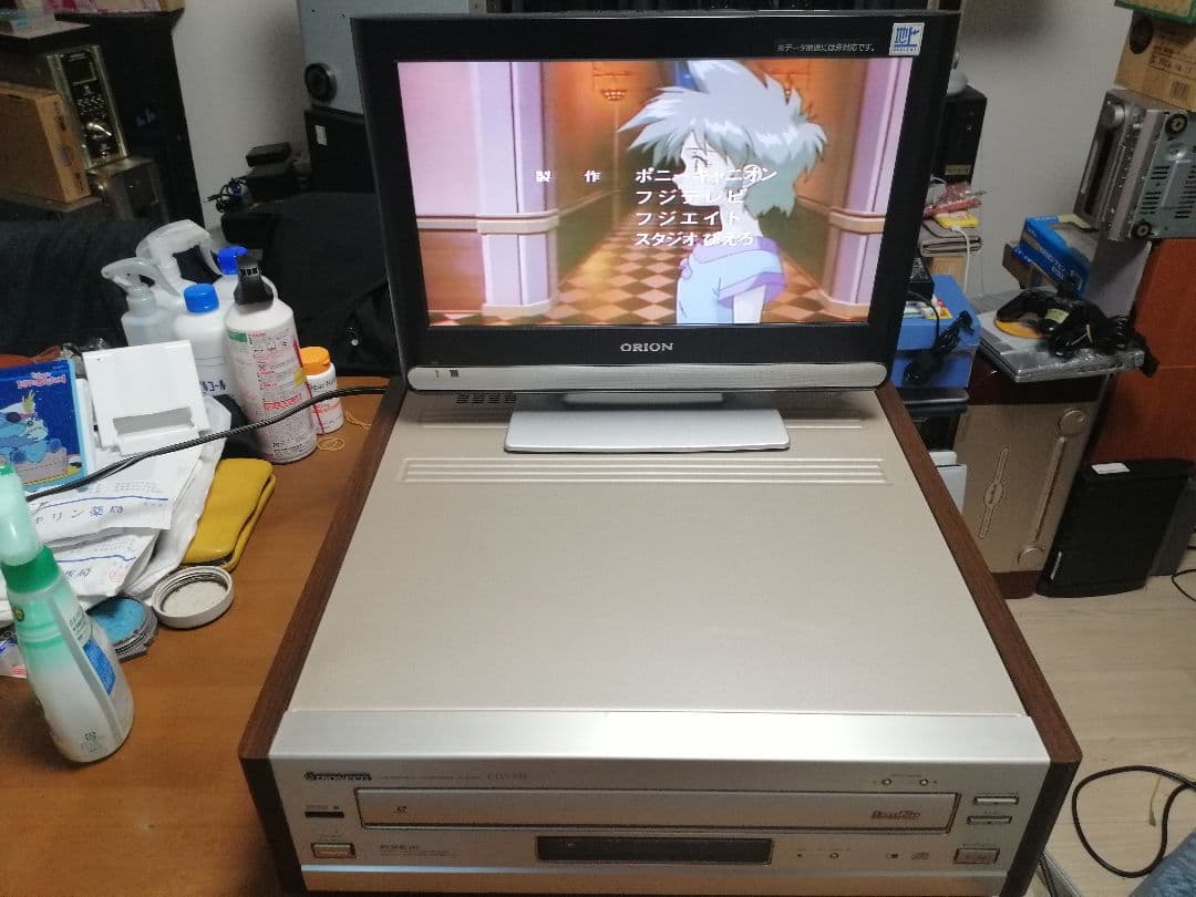 パイオニア CLD-919 難あり現状品 おまけKEYのレーザーディスク1枚