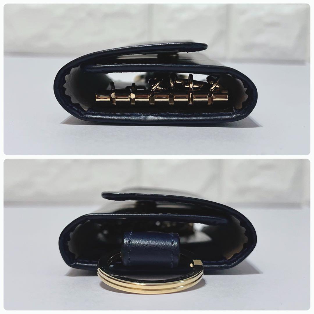 【未使用級】WhitehouseCox レザー 6蓮 キーケース キーリング付