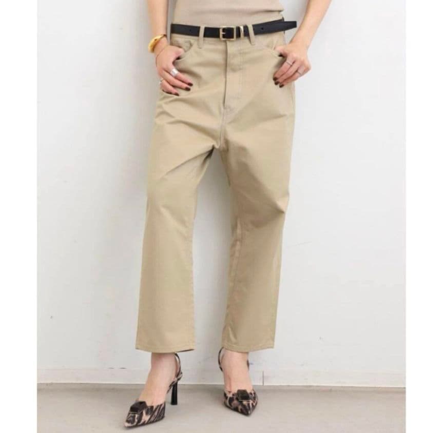 新品　マディソンブルー　サルエルパンツ　チノ